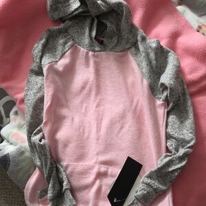 Pink and Gray Girl's Hoodie